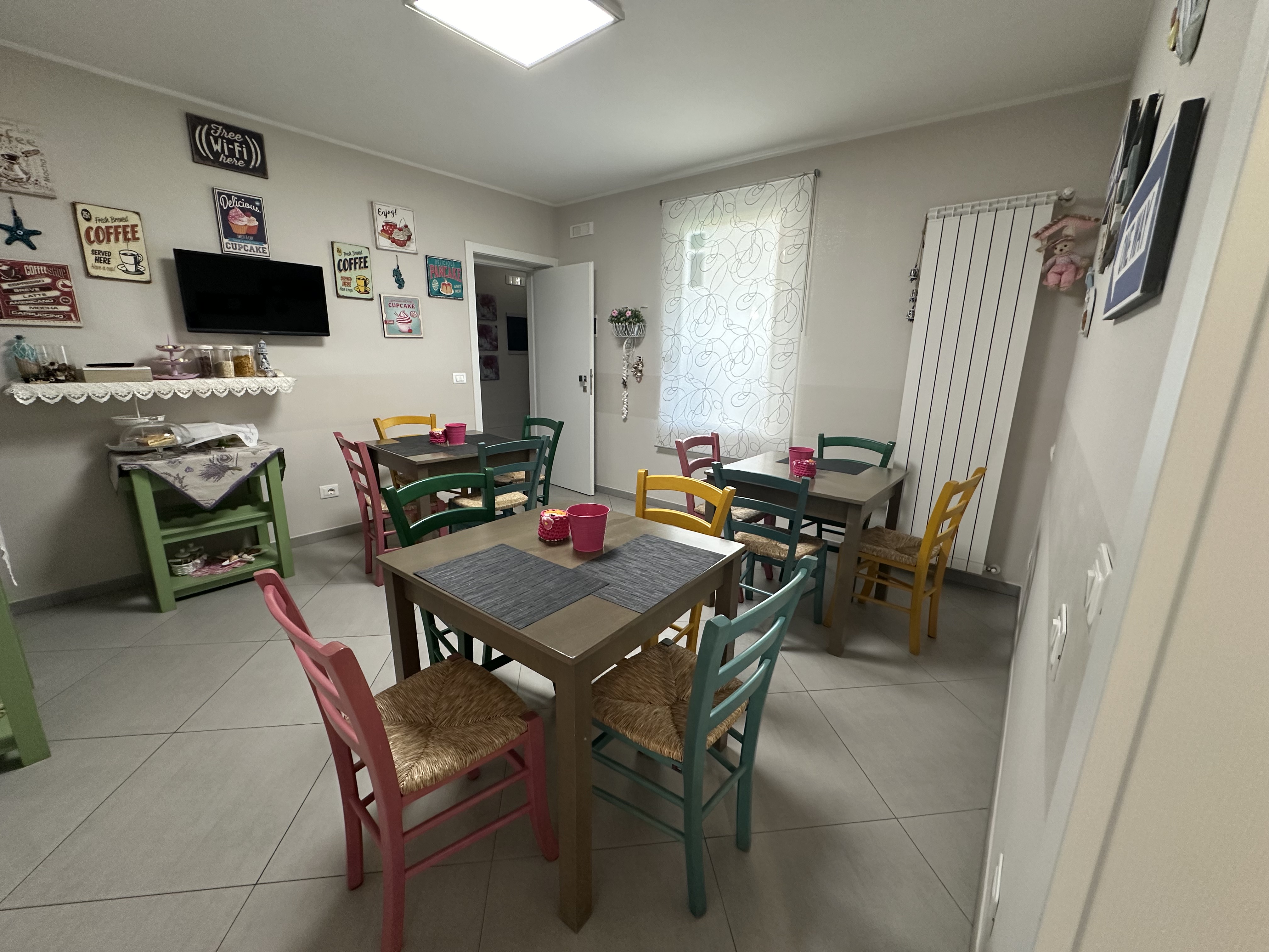 Sala colazione B&B