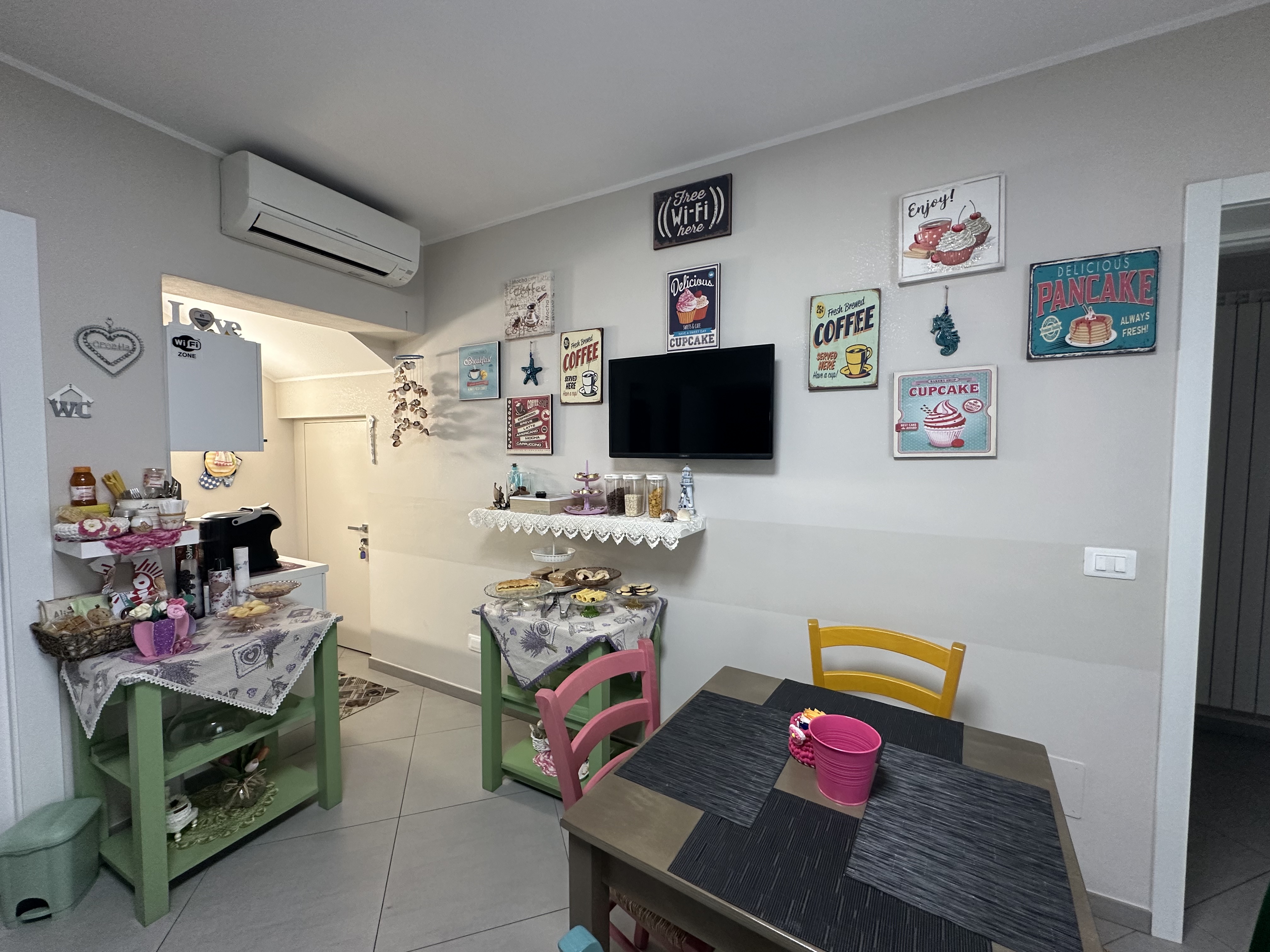 Sala colazione B&B