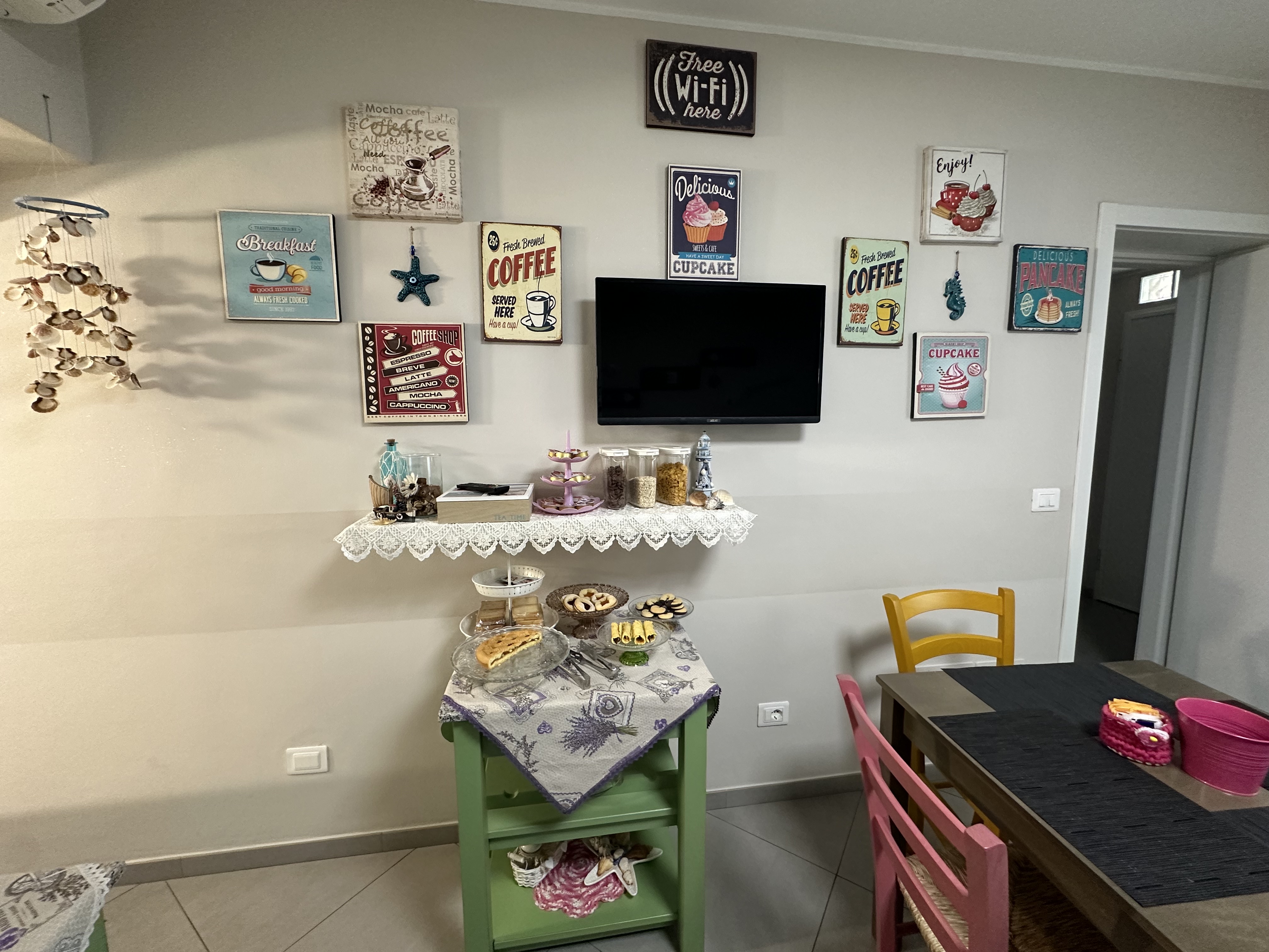 Sala colazione B&B